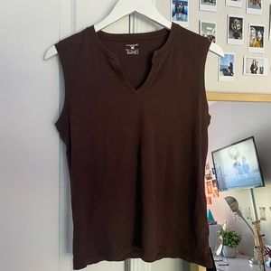 Brown Tank Top Jones New York Sport